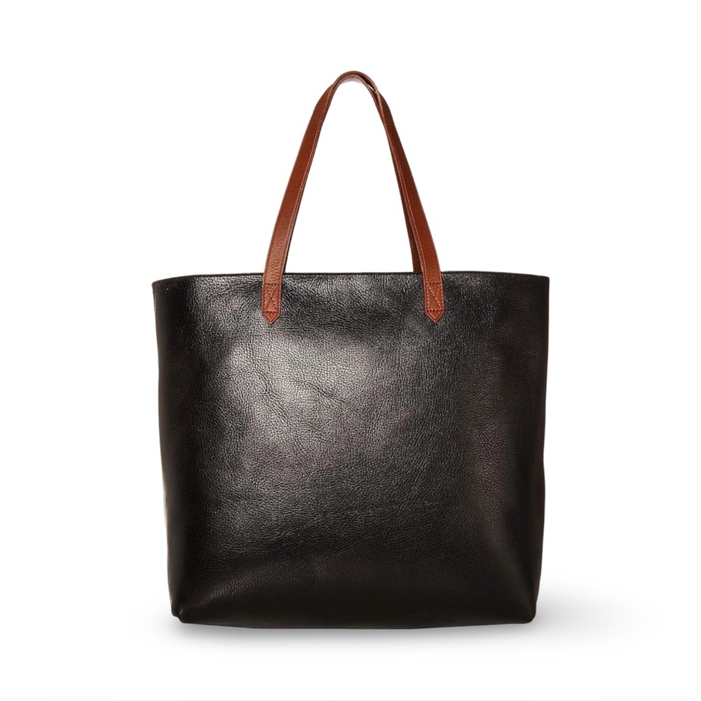 Madewell Black and Brown Tote Bag